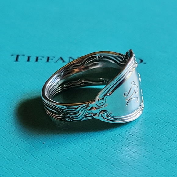 1890 Tiffany &Company Broom Corn Spoon Ring in Sterling Silver #69 - Picture 8 of 17